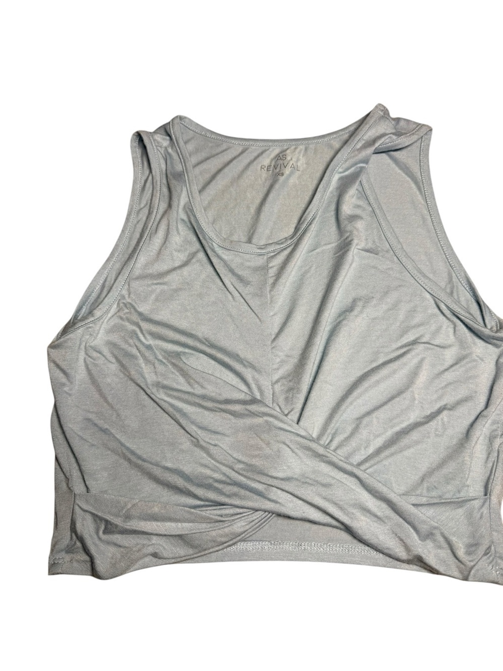 Altar'd State light blue Twist-Front Tank